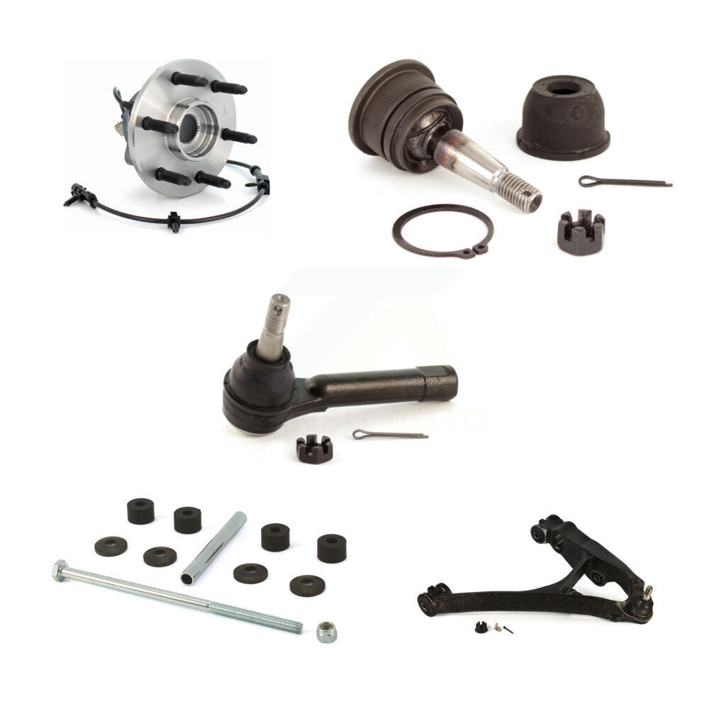 Lower Control Arm Upper Ball Joint Outer Tie Rod Link Front Right Kit For GMC XL