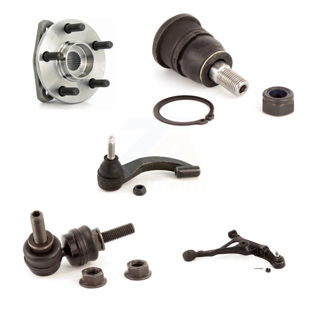 Lower Control Arm Upper Ball Joint Outer Tie Rod Link Front Right Kit For Dodge