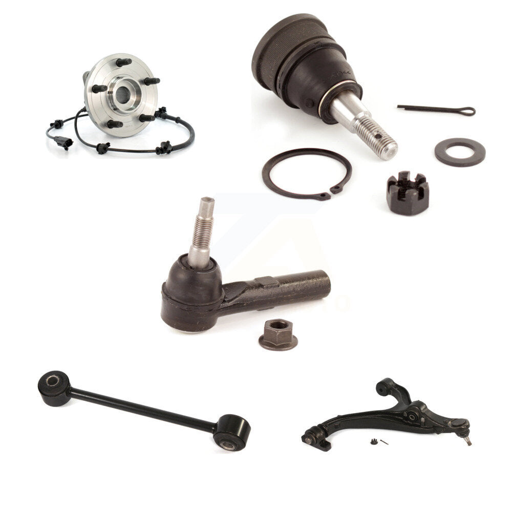 Lower Control Arm Upper Ball Joint Outer Tie Rod & Link Front Right Kit For Jeep