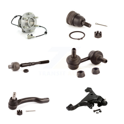 Bearing Lower Control Arm Upper Ball Joint Tie Rod Link Front Right Kit For RWD