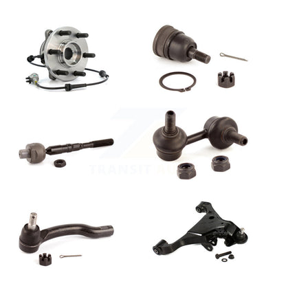 Bearing Lower Control Arm Upper Ball Joint Tie Rod Link Front Right Kit For 4WD