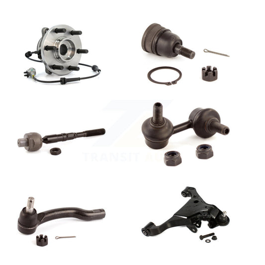 Bearing Lower Control Arm Upper Ball Joint Tie Rod Link Front Right Kit For 4WD