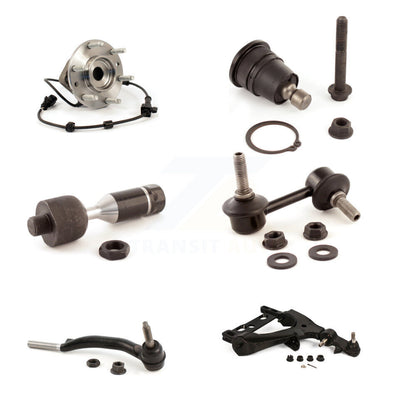 Bearing Lower Arm Upper Ball Joint Tie Rod Link Front Right Kit (6Pc) For GMC XL