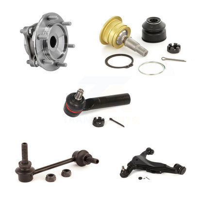 Lower Control Arm Upper Ball Joint Outer Tie Rod Link Front Right Kit For Toyota