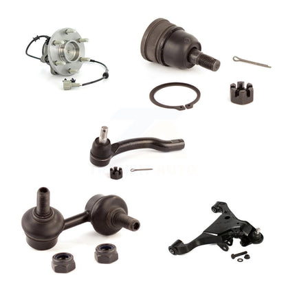 Lower Control Arm Upper Ball Joint Outer Tie Rod Link Front Right Kit For Nissan