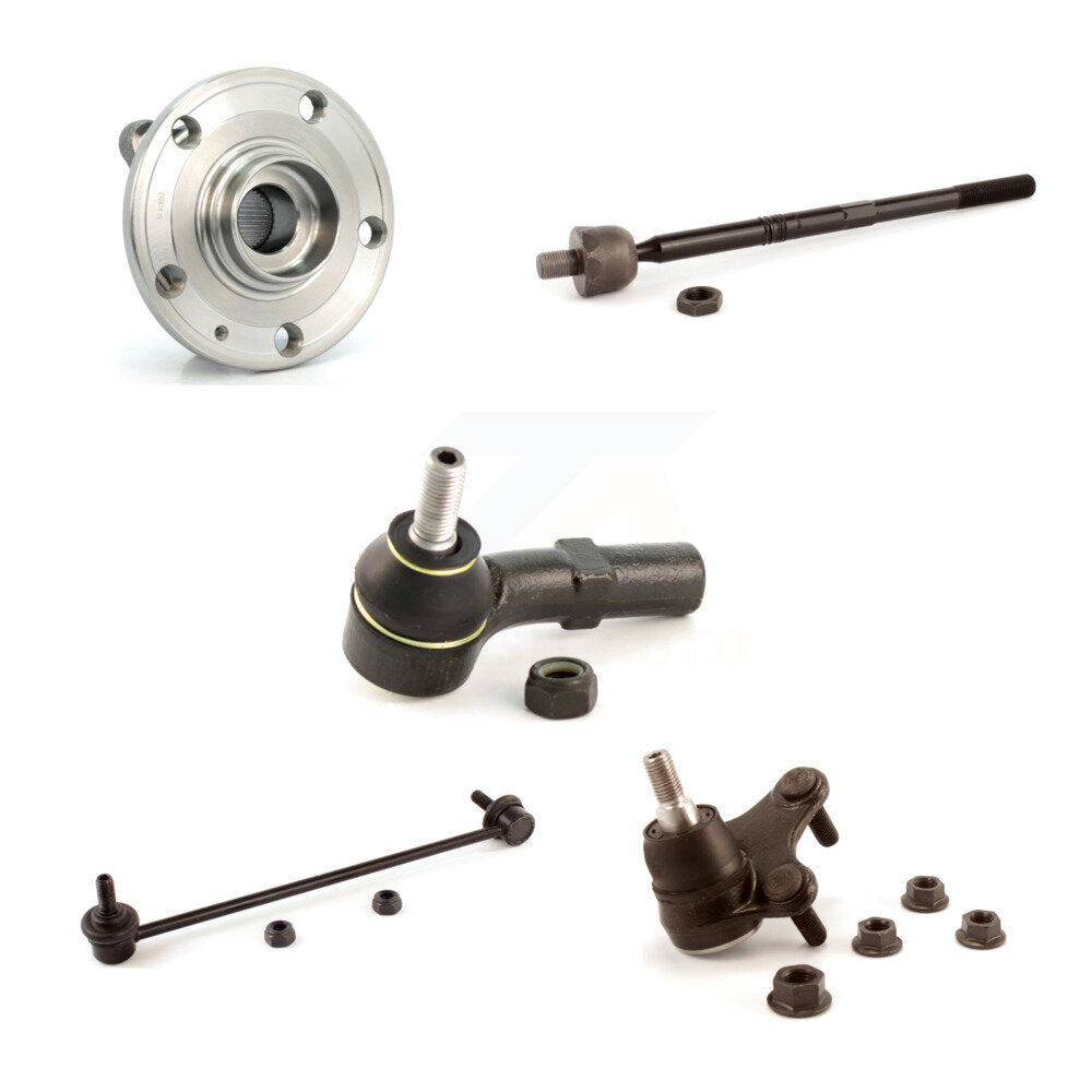 Bearing Lower Ball Joint Tie Rod & Link Front Right Kit (5Pc) For Volkswagen CC
