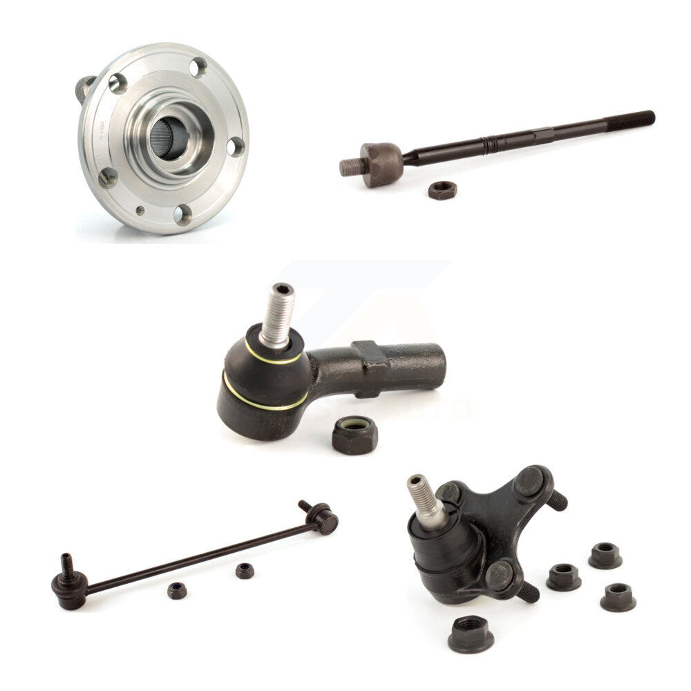 Bearing Lower Ball Joint Tie Rod Link Front Right Kit (5Pc) For Volkswagen Jetta