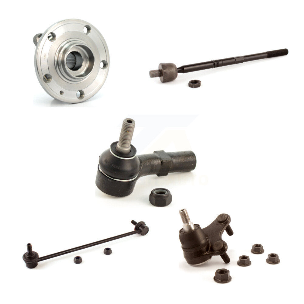 Bearing Lower Ball Joint Tie Rod & Link Front Right Kit (5Pc) For Volkswagen CC