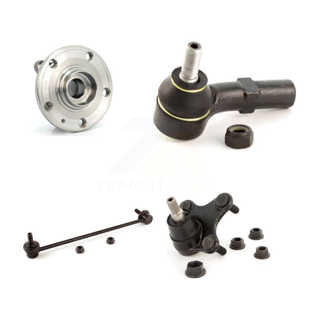 Bearing Lower Ball Joint Outer Tie Rod Link Front Right Kit For Volkswagen Jetta