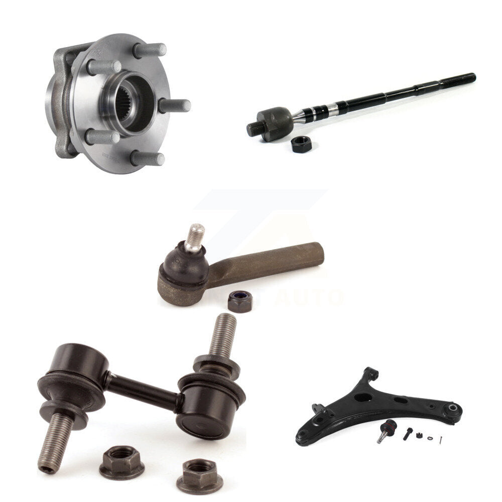 Bearing Lower Control Arm Tie Rod Link Front Right Kit (5Pc) For Subaru Forester