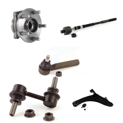 Hub Bearing Lower Arm Tie Rod Link Front Right Kit (5Pc) For Subaru XV Crosstrek