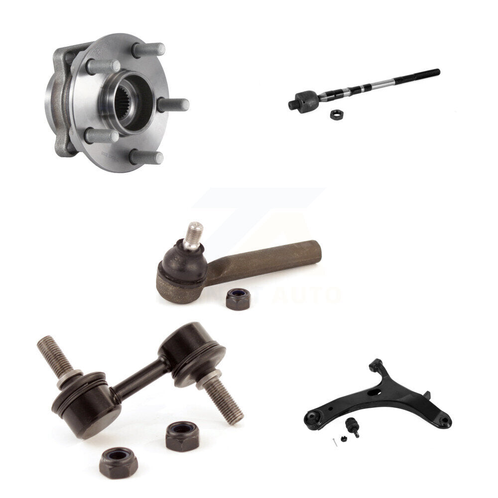 Bearing Lower Control Arm Tie Rod Link Front Right Kit (5Pc) For Subaru Impreza