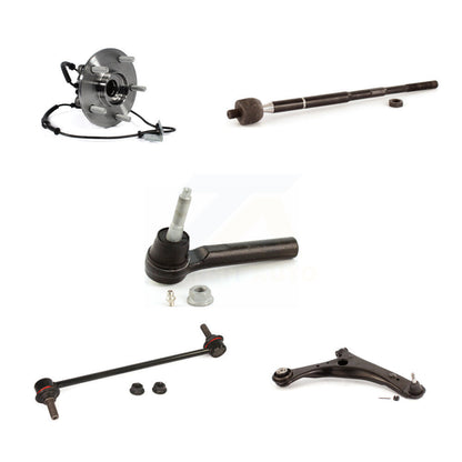 Bearing Lower Arm Tie Rod & Link Front Right Kit (5Pc) For Dodge Grand Caravan