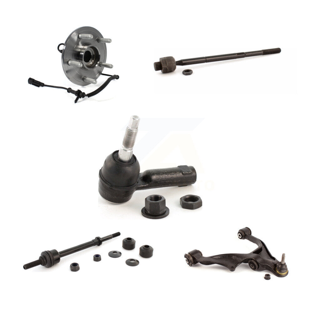 Bearing Lower Control Arm Tie Rod Link Front Right Kit (5Pc) For 12 Ram 1500 4WD