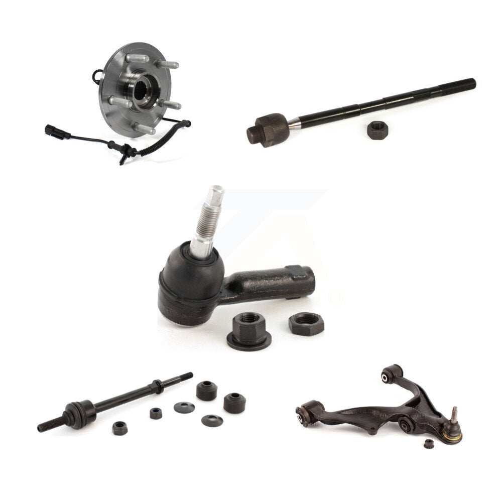 Bearing Lower Control Arm Tie Rod Link Front Right Kit (5Pc) For 12 Ram 1500 4WD