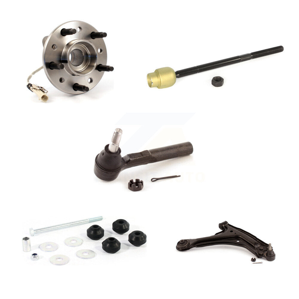 Bearing Lower Arm Tie Rod Link Front Right Kit (5Pc) For Pontiac Grand Am Malibu