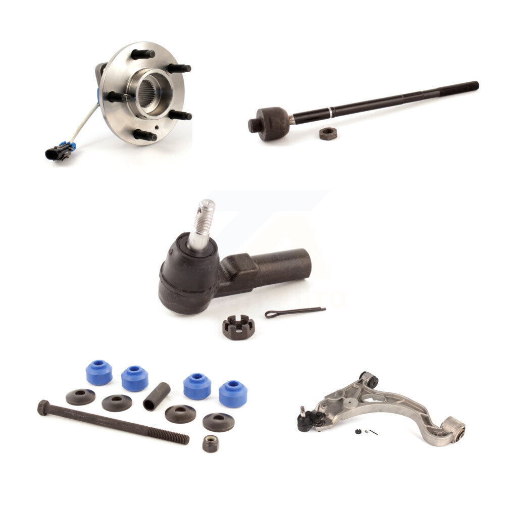Bearing Lower Arm Tie Rod Link Front Right Kit (5Pc) For Buick LeSabre Cadillac