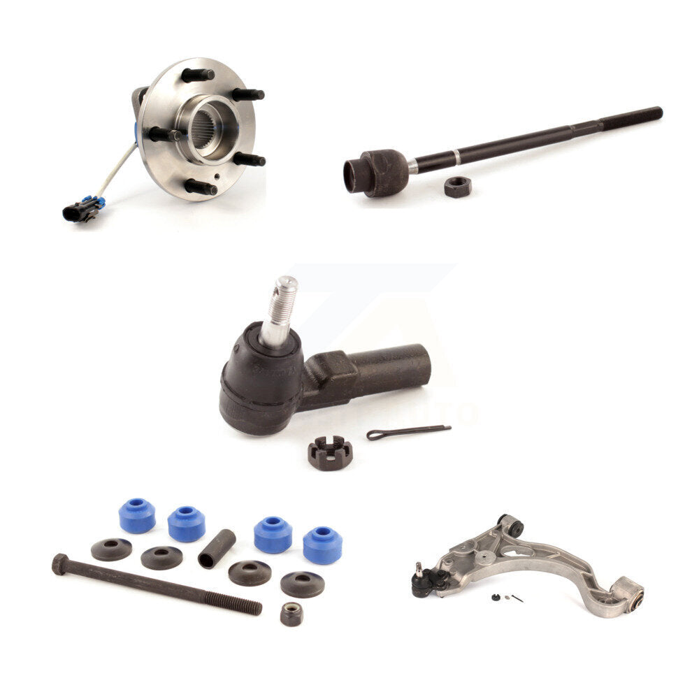 Bearing Lower Arm Tie Rod Link Front Right Kit (5Pc) For Pontiac Bonneville Park