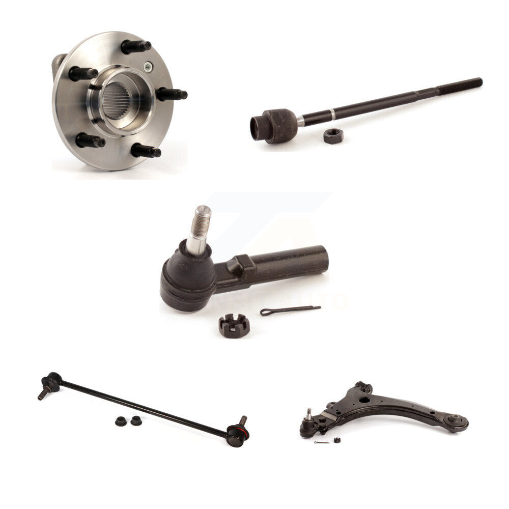 Bearing Lower Control Arm Tie Rod & Link Front Right Kit For Pontiac Grand Prix