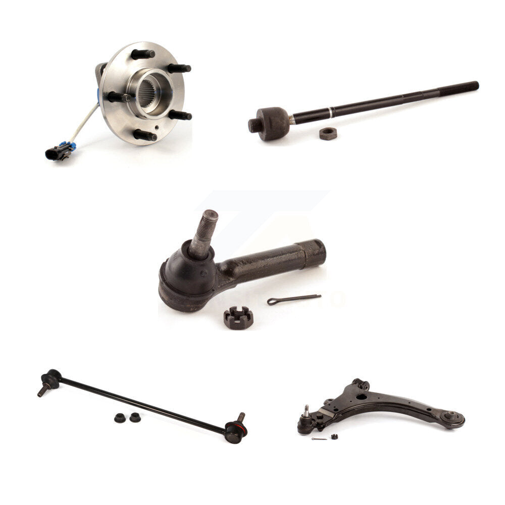 Bearing Lower Control Arm Tie Rod Link Front Right Kit (5Pc) For Pontiac Montana
