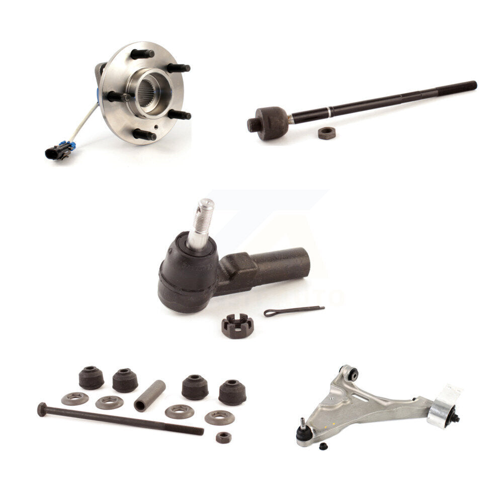 Bearing Lower Arm Tie Rod Link Front Right Kit (5Pc) For 2006-2011 Buick Lucerne