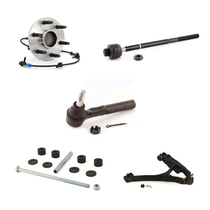 Bearing Lower Control Arm Tie Rod Link Front Right Kit (5Pc) For GMC Sierra 1500