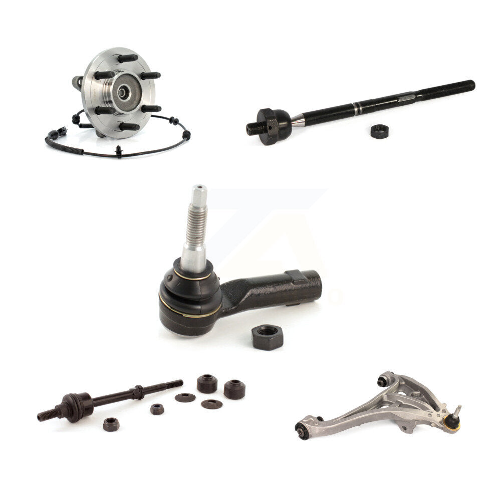 Bearing Lower Control Arm Tie Rod Link Front Right Kit (5Pc) For Ford F-150 Mark