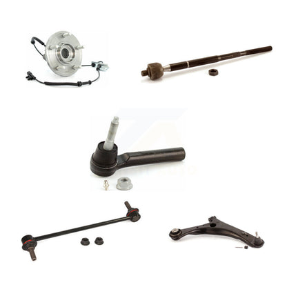 Bearing Lower Arm Tie Rod & Link Front Right Kit (5Pc) For Dodge Grand Caravan