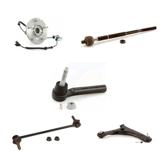 Bearing Lower Arm Tie Rod & Link Front Right Kit (5Pc) For Dodge Grand Caravan