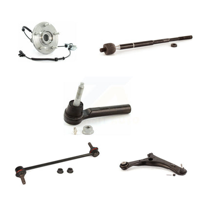 Bearing Lower Arm Tie Rod & Link Front Right Kit (5Pc) For Dodge Grand Caravan