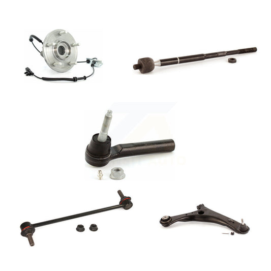 Bearing Lower Arm Tie Rod & Link Front Right Kit (5Pc) For Dodge Grand Caravan