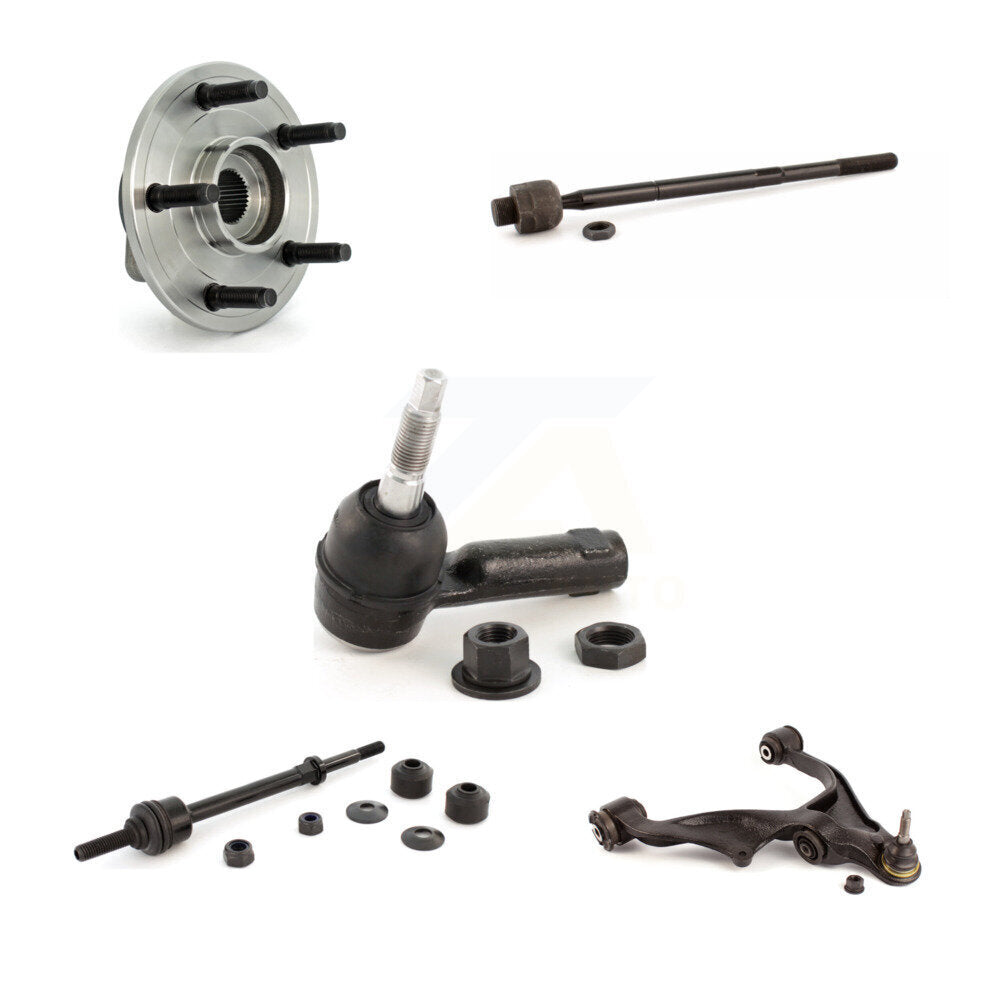 Bearing Lower Control Arm Tie Rod Link Front Right Kit (5Pc) For Dodge Ram 1500