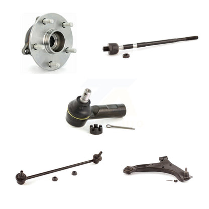 Hub Bearing Lower Arm Tie Rod Link Front Right Kit (5Pc) For Suzuki Grand Vitara