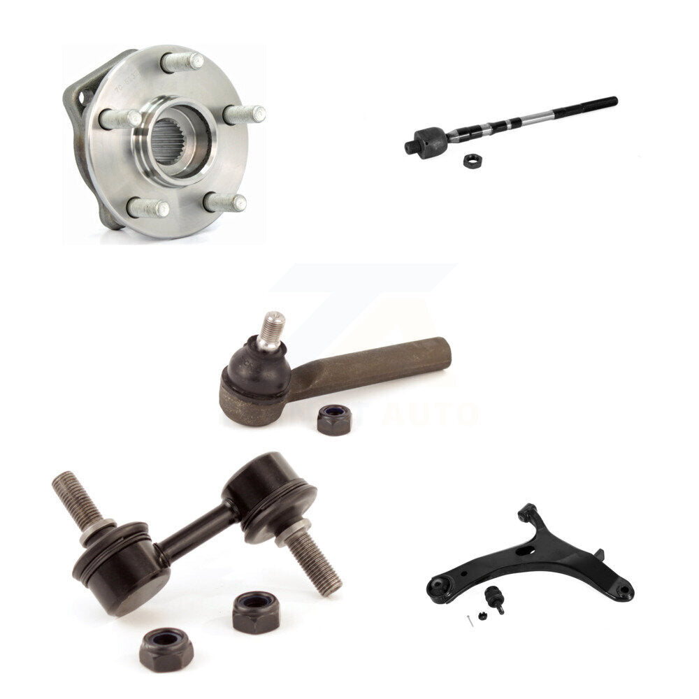 Bearing Lower Control Arm Tie Rod Link Front Right Kit (5Pc) For Subaru Impreza