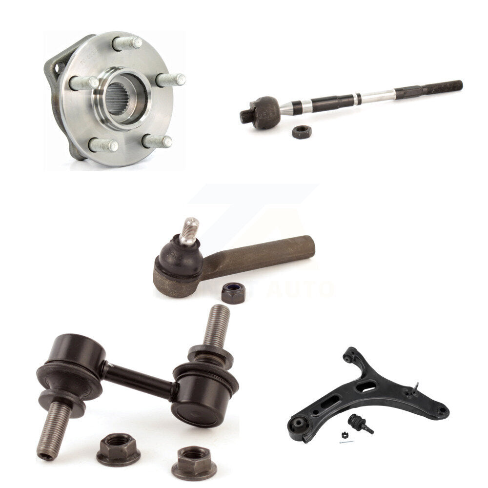 Bearing Lower Arm Tie Rod & Link Front Right Kit (5Pc) For 10-14 Subaru Outback