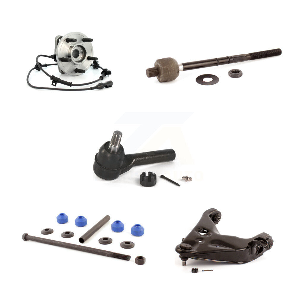 Bearing Lower Control Arm Tie Rod & Link Front Right Kit (5Pc) For Ford Explorer