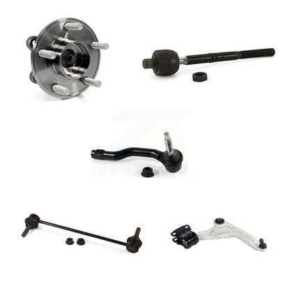 Bearing Lower Control Arm Tie Rod Link Front Right Kit (5Pc) For Ford Fusion MKZ
