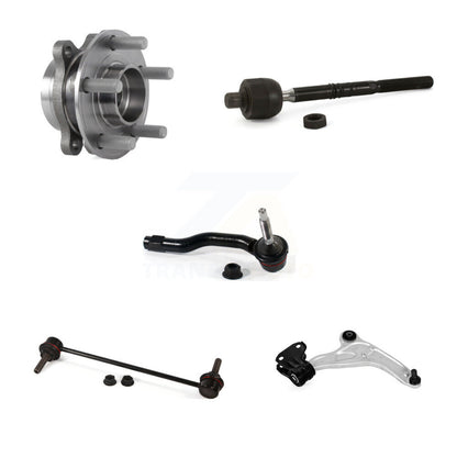 Bearing Lower Control Arm Tie Rod & Link Front Right Kit (5Pc) For Ford Edge MKX