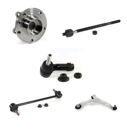 Hub Bearing Lower Control Arm Tie Rod Link Front Right Kit (5Pc) For Dodge Dart