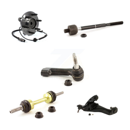 Hub Bearing Lower Control Arm Tie Rod Link Front Right Kit (5Pc) For Ford F-150