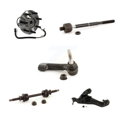 Hub Bearing Lower Control Arm Tie Rod Link Front Right Kit (5Pc) For Ford F-150