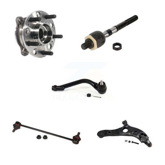 Bearing Lower Arm Tie Rod Link Front Right Kit (5Pc) For Hyundai Santa Fe Sport