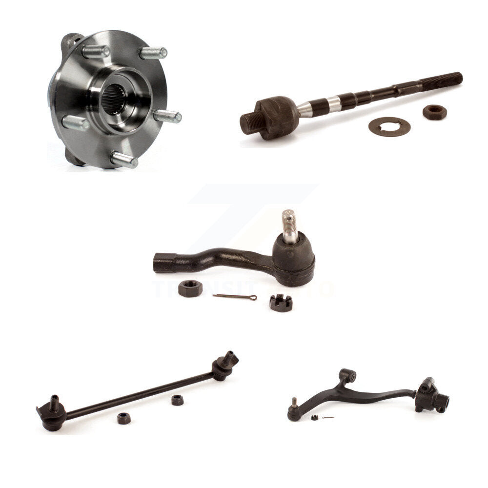 Bearing Lower Control Arm Tie Rod & Link Front Right Kit (5Pc) For INFINITI FX35