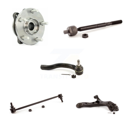 Hub Bearing Lower Control Arm Tie Rod Link Front Right Kit (5Pc) For Toyota RAV4