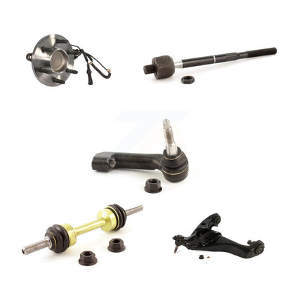 Bearing Lower Control Arm Tie Rod Link Front Right Kit (5Pc) For Ford Expedition