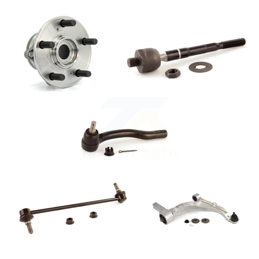 Bearing Lower Control Arm Tie Rod Link Front Right Kit (5Pc) For 07-13 Acura MDX