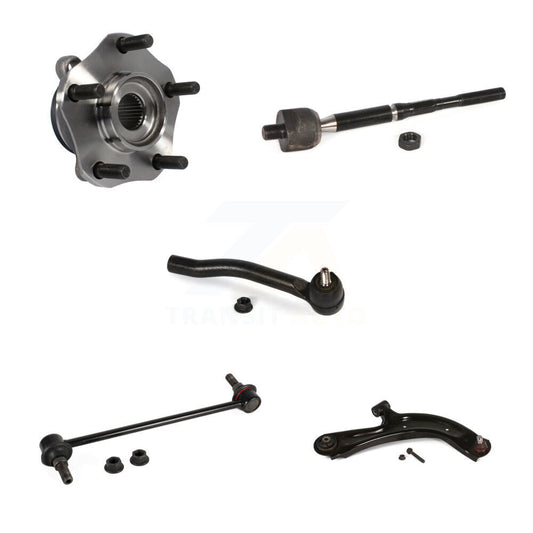 Bearing Lower Control Arm Tie Rod & Link Front Right Kit (5Pc) For Nissan Sentra