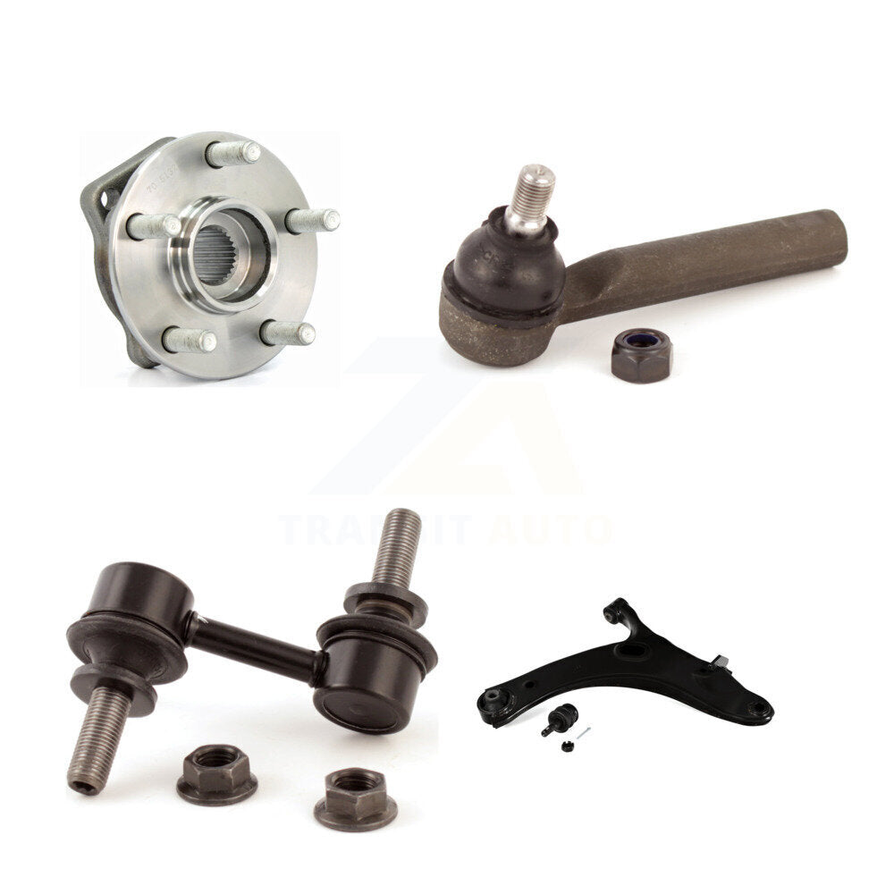 Bearing Lower Control Arm with Ball Joint Outer Tie Rod Link Front Right Kit For