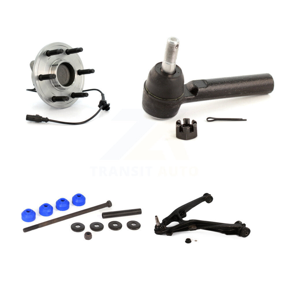 Bearing Lower Control Arm Outer Tie Rod & Link Front Right Kit For Chevrolet GMC