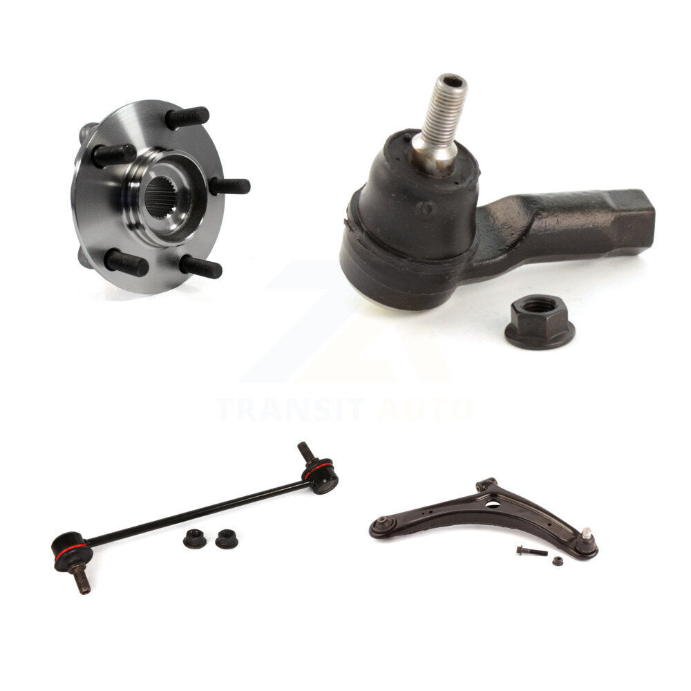 Bearing Lower Control Arm with Ball Joint Outer Tie Rod Link Front Right Kit For